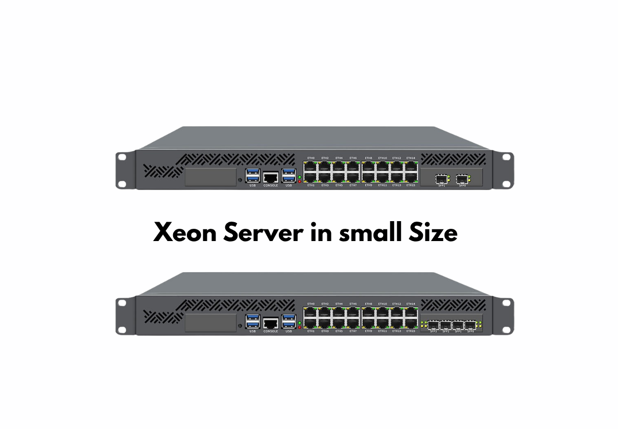 Xeon 1U Server in small Size