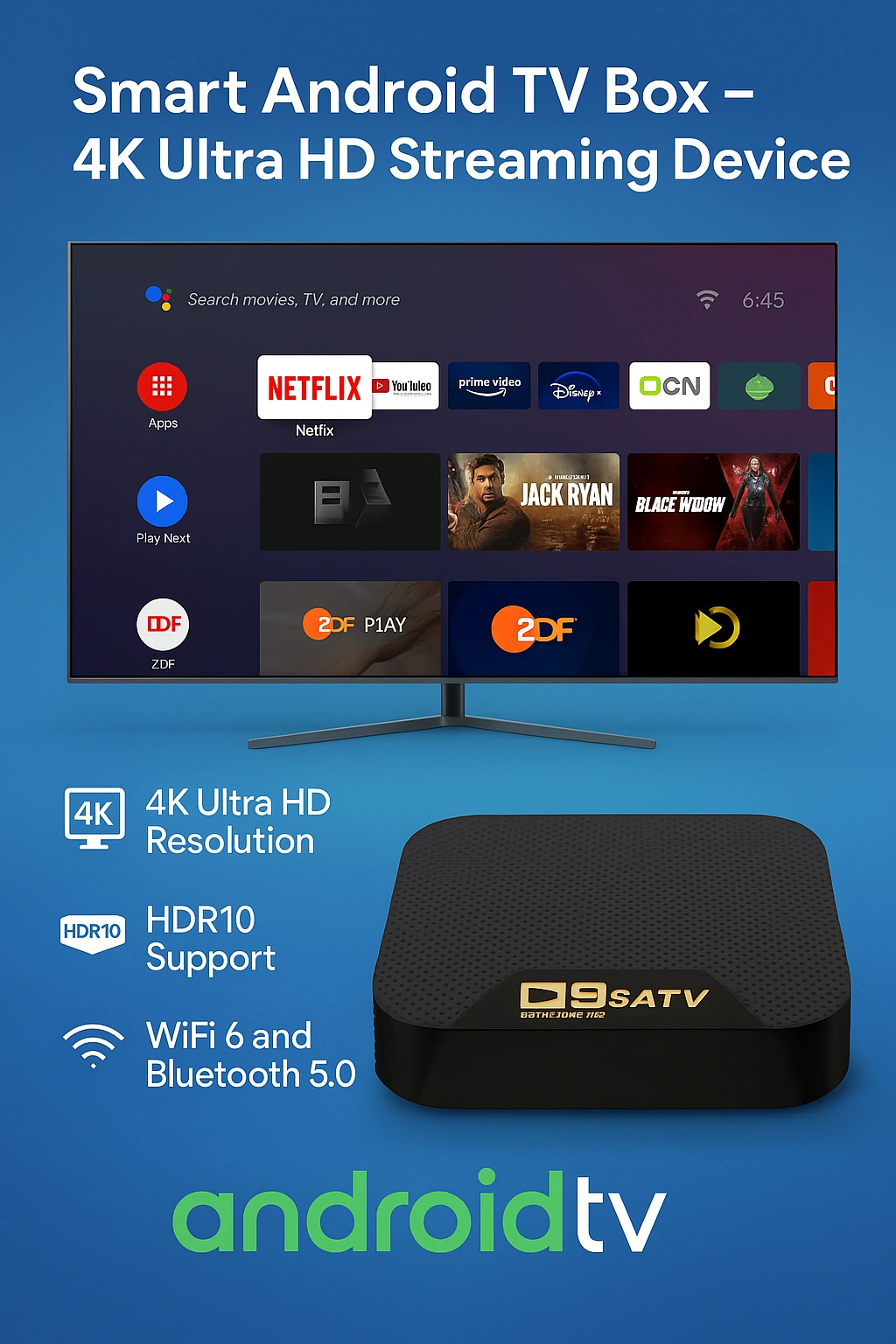 Android TV Box in India – Best 4K Smart TV Box with Android 13 (2025)